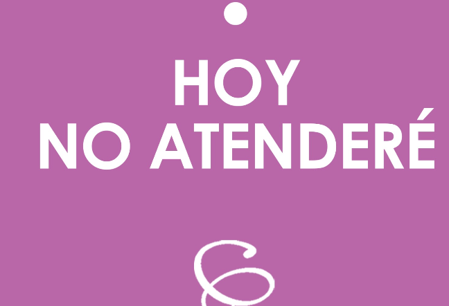 Jueves 23/4/26, no atenderé 